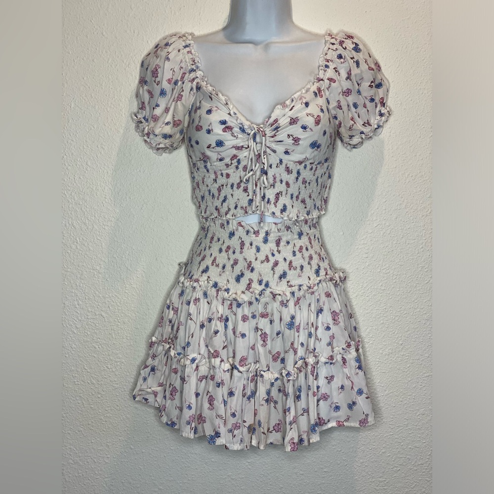 Skylar Madison 2 Pc Set Top & Skirt Medium  Summertime Vibes Super Cute!